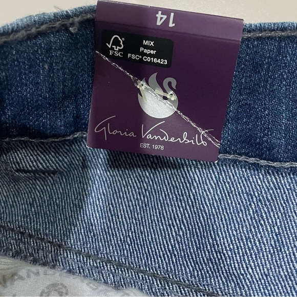 Gloria Vanderbilt Jeans Size 14. Classic Fit, Tapered Leg, Mid-Rise. NWT! - Picture 6 of 9